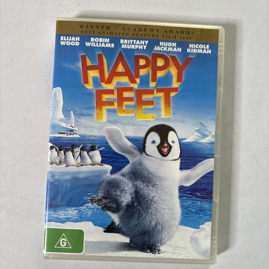 Happy Feet (DVD, 2006) Hugh Jackman Region 4
