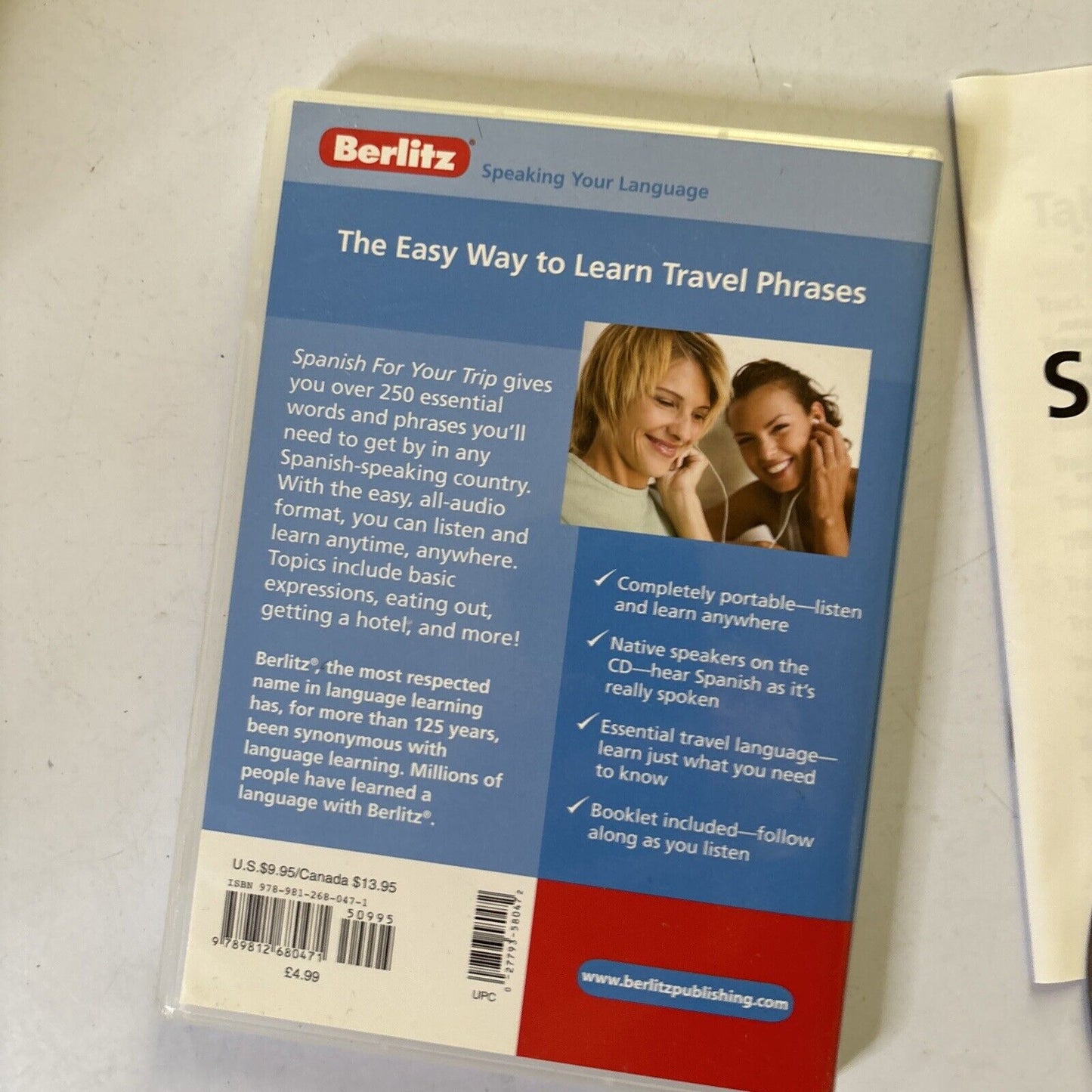 Berlitz Language: Spanish for Your Trip by Berlitz, Berlitz Guides Audio CD