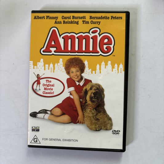 Annie (DVD, 1981) Bernadette Peters, Albert Finney, Carol Burnett Region 4
