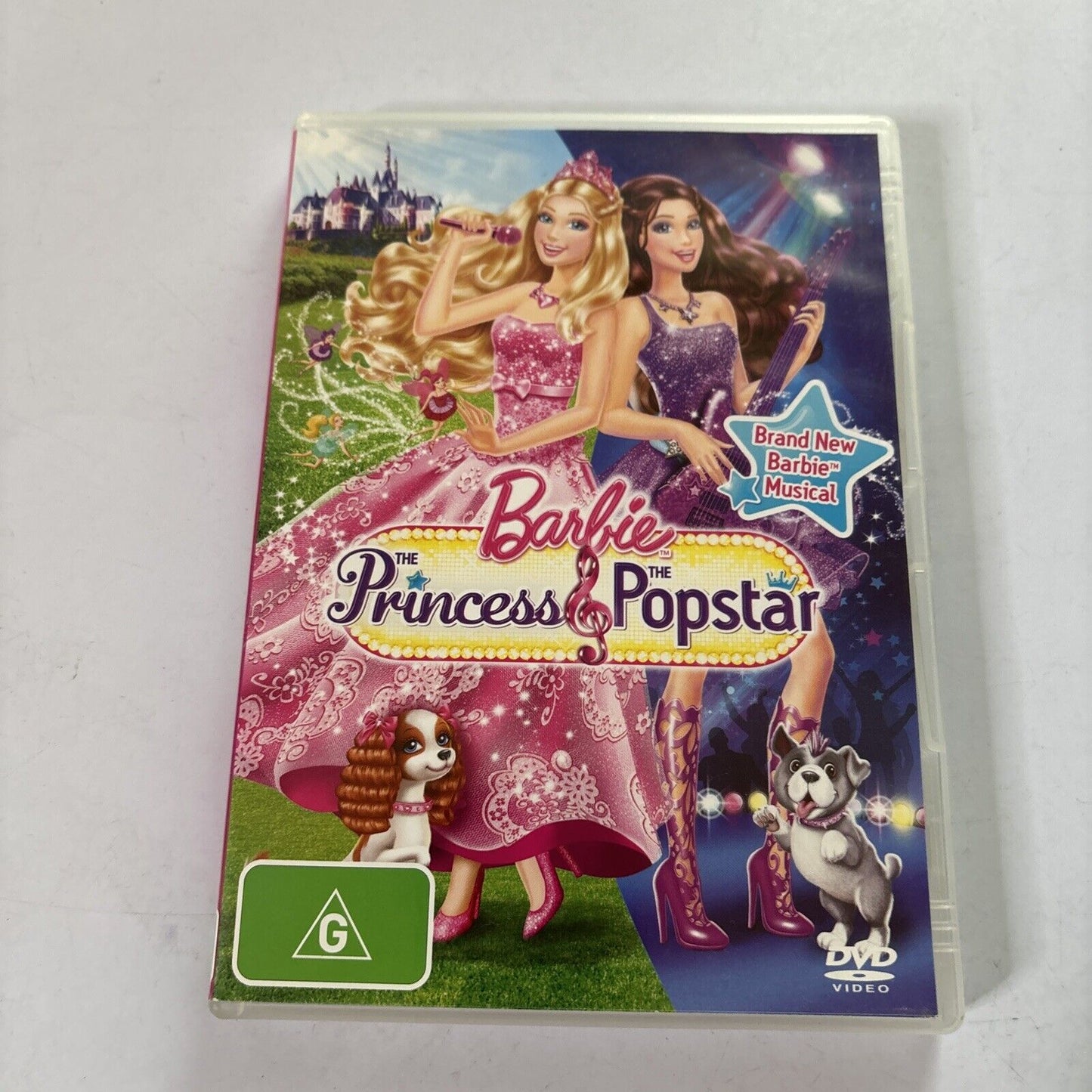 Barbie - The Princess & The Popstar (DVD, 2012)  Region 4 &2