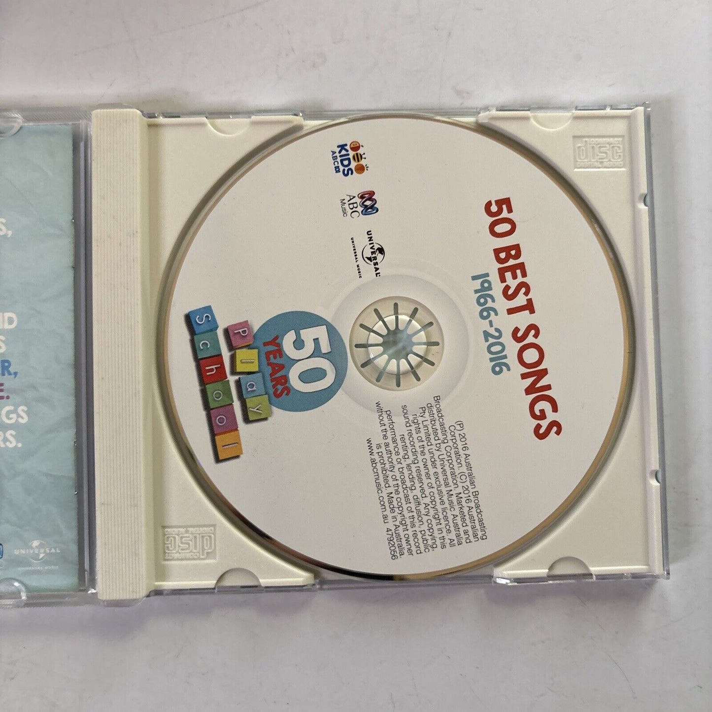 Play School – 50 Best Songs - 50 Years: 1966-2016 by ABC for Kids (CD, 2016)