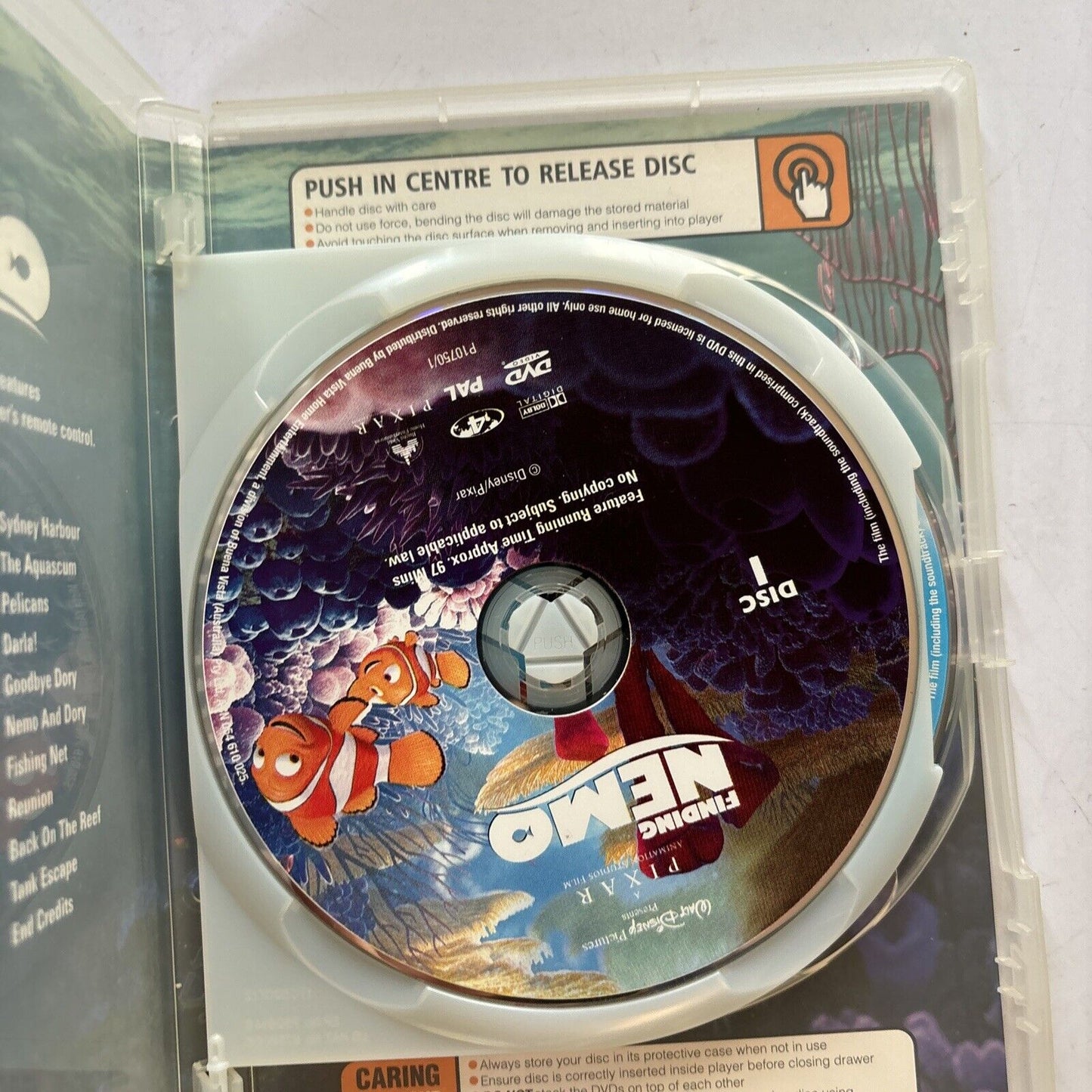 Finding Nemo - 2-Disc Collector's Edition (DVD, 2003) Region 4