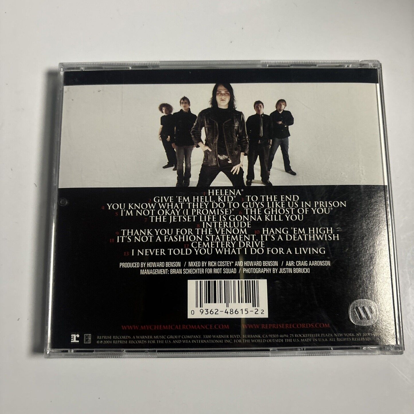 My Chemical Romance - Three Cheers For Sweet Revenge (CD, 2004) Reprise Records