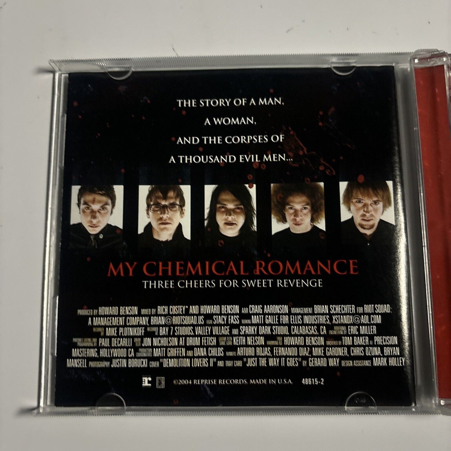 My Chemical Romance - Three Cheers For Sweet Revenge (CD, 2004) Reprise Records