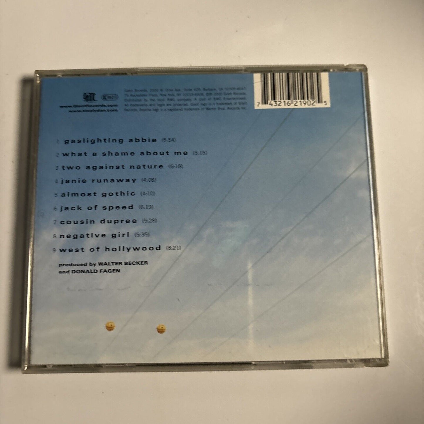 Steely Dan - Two Against Nature (CD, 2000) Giant Records