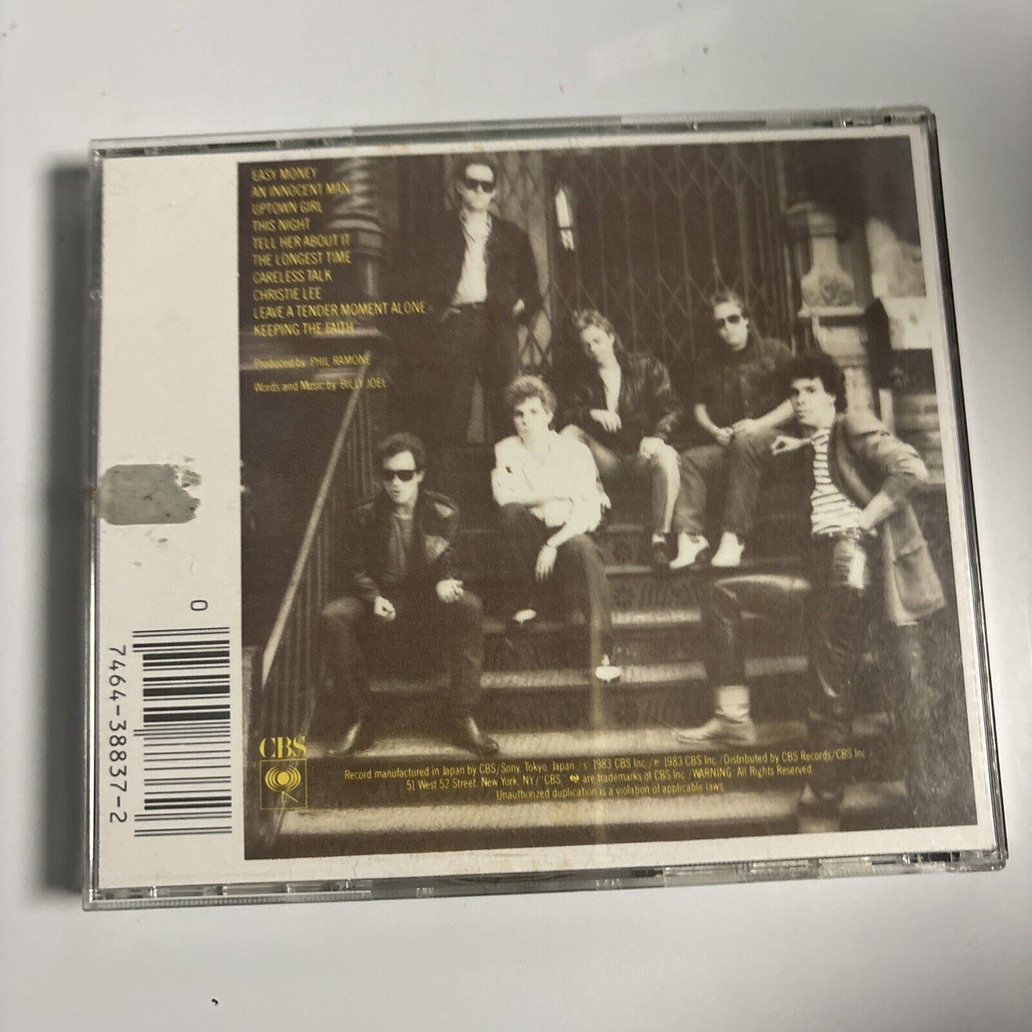 Billy Joel - An Innocent Man (CD, 1983) CBS CK 38837 Rock