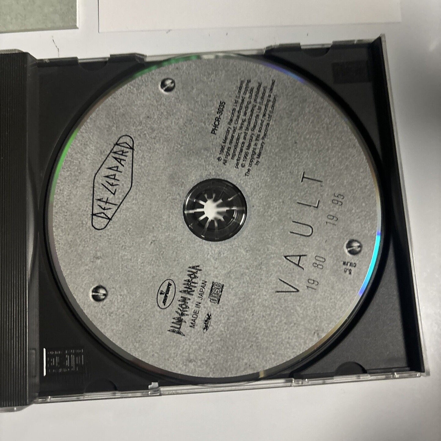 Def Leppard - Vault: Def Leppard Greatest Hits (CD, 1995)  Japan phcr-3035