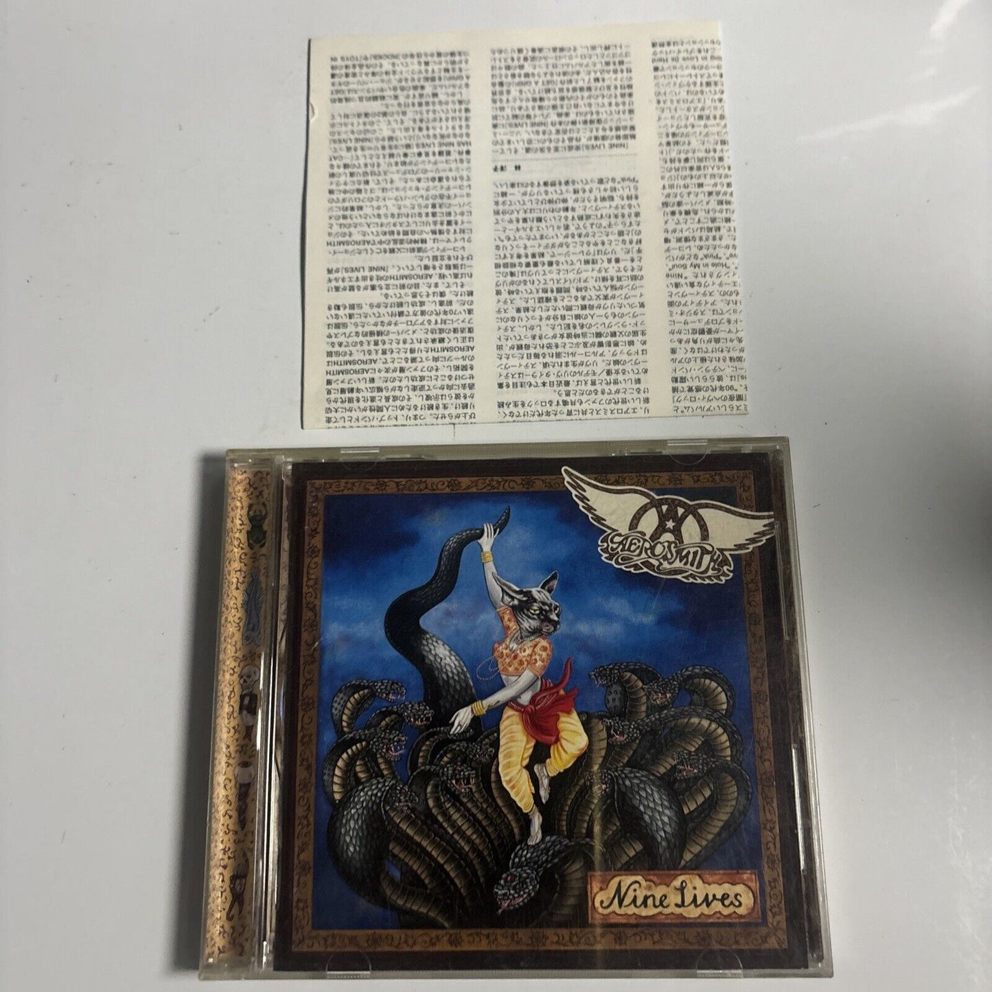 Aerosmith - Nine Lives [Japan Bonus Track] (CD 1997) Japan Sony Records SRC-8263