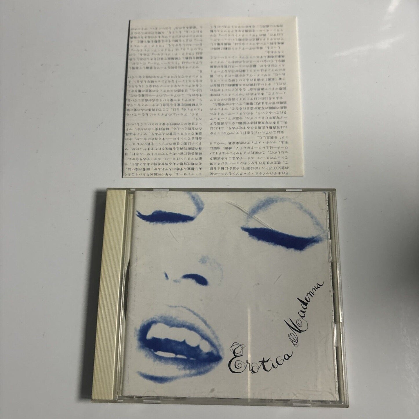 Madonna - Erotica (CD, 1992) Japan wpcp-5000
