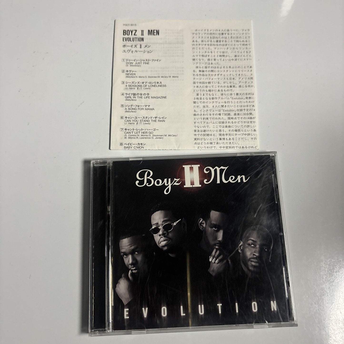 Boyz II Men - Evolution (CD, 1997) Funk / Soul Japan poct-9015