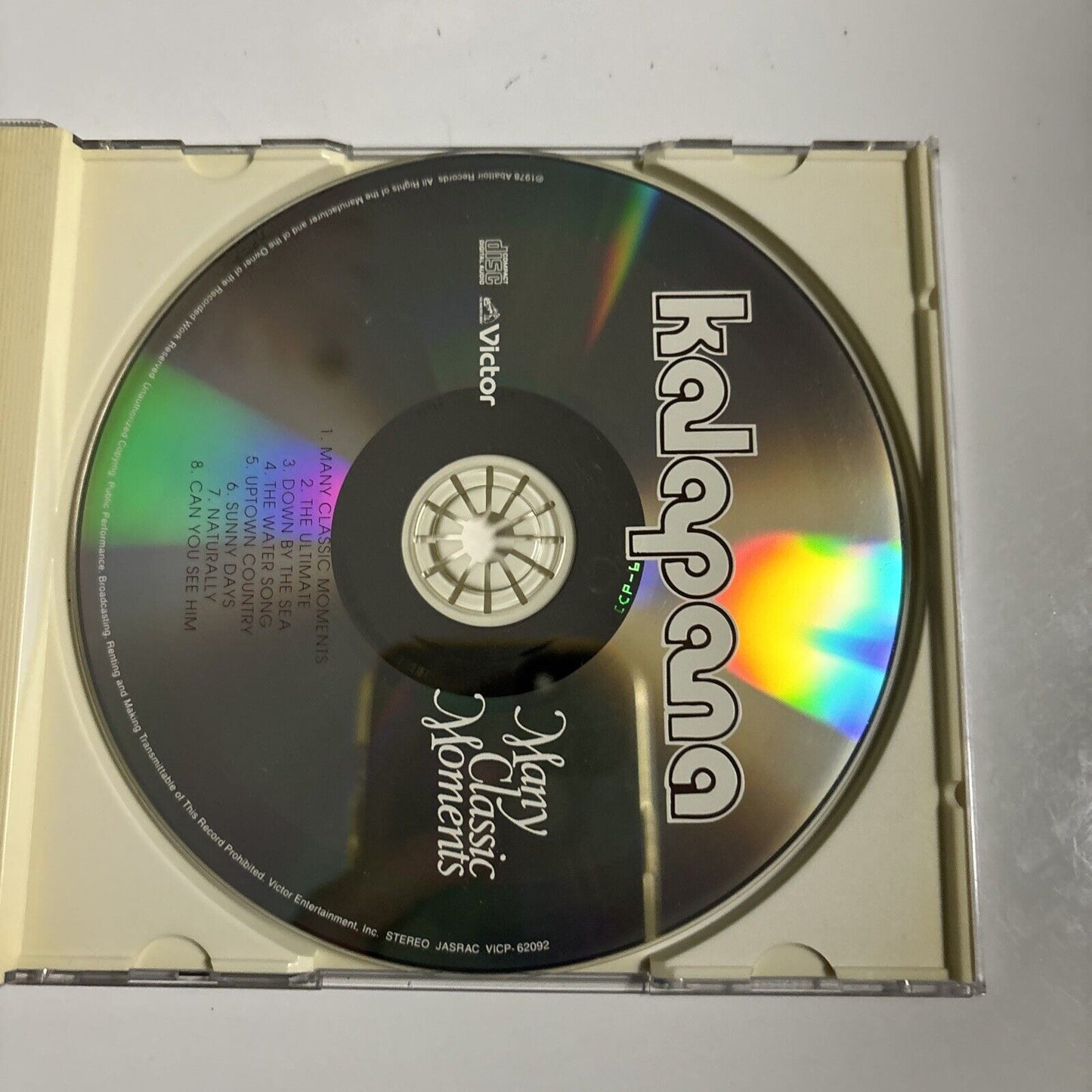 Kalapana - Many Classic Moments (CD, 2006) Japan vicp-62092
