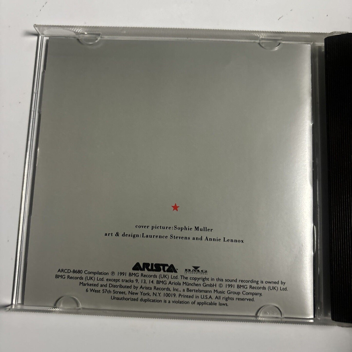 Eurythmics - Greatest Hits (CD, 1991) Arista ARCD-8680