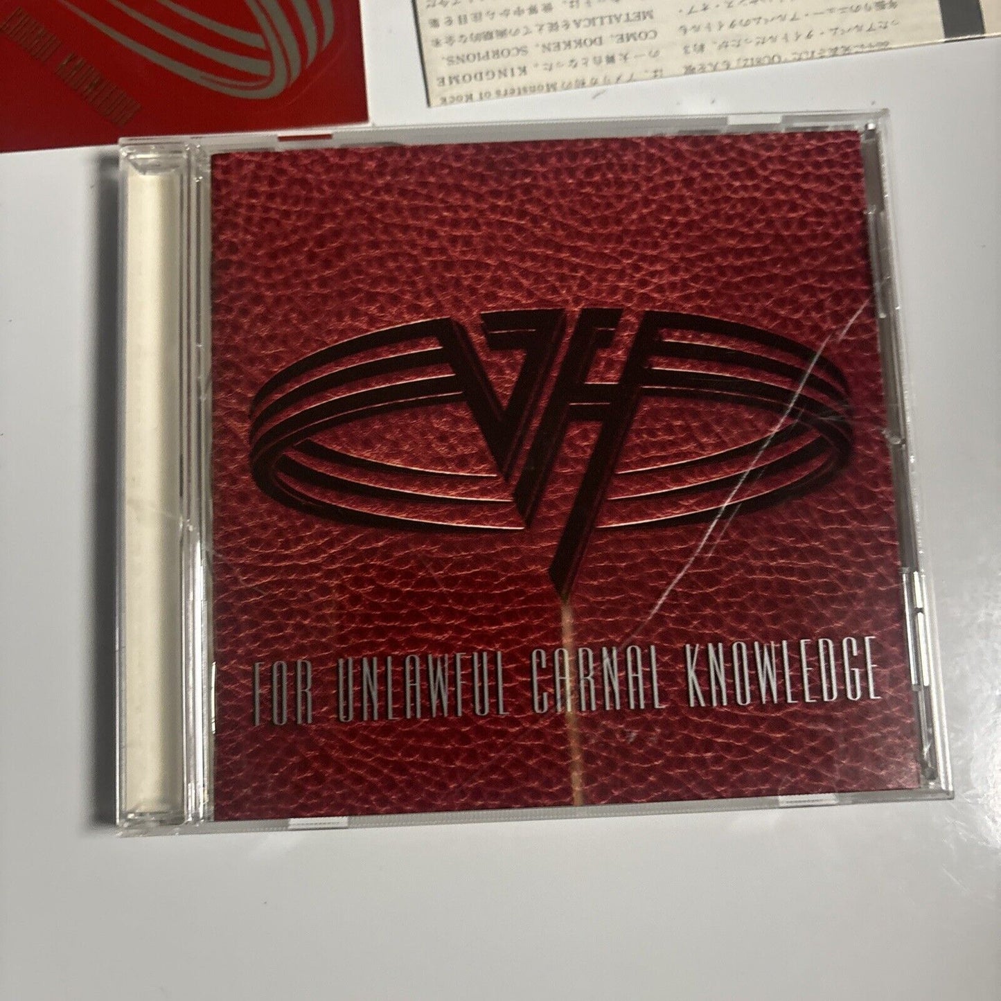 Van Halen - For Unlawful Carnal Knowledge (CD, 1994) Japan wpcp-4401 Sticker