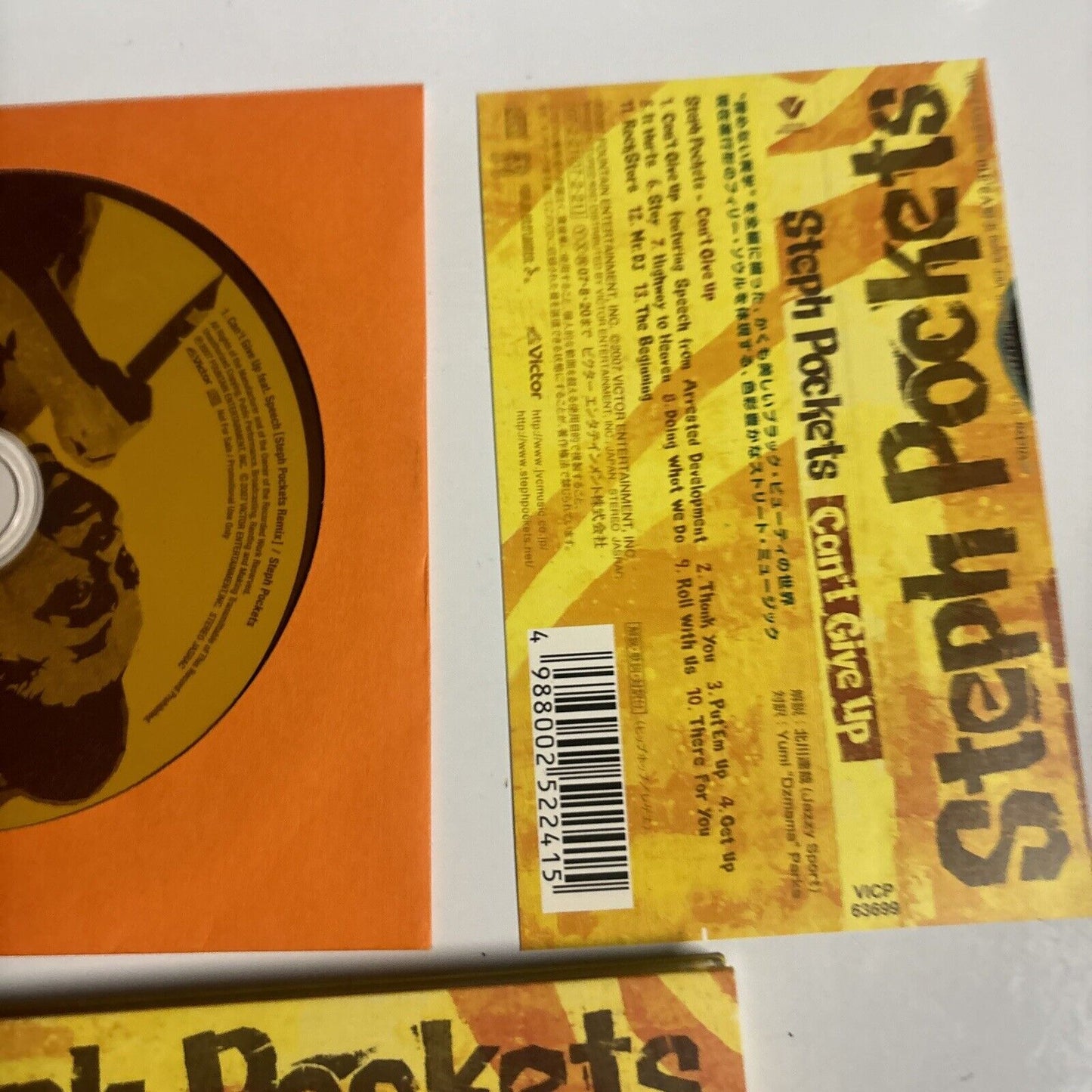Steph Pockets - Can't Give Up (CD, 2007) Japan vicp-63699 Obi