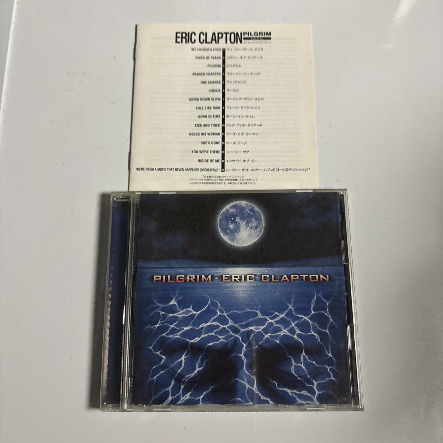 Eric Clapton - Pilgrim (CD, 1998) Japan wpcr-1400