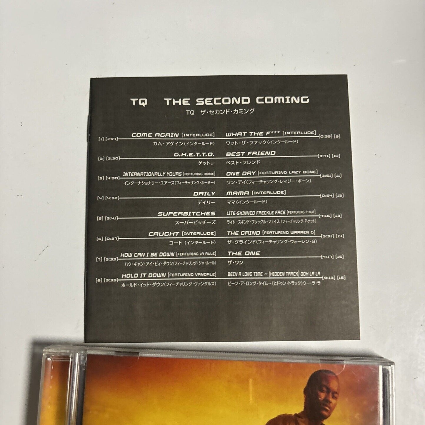 TQ - The Second Coming (CD, 2000) Japan ESCA-8155 Hip Hop Funk Soul