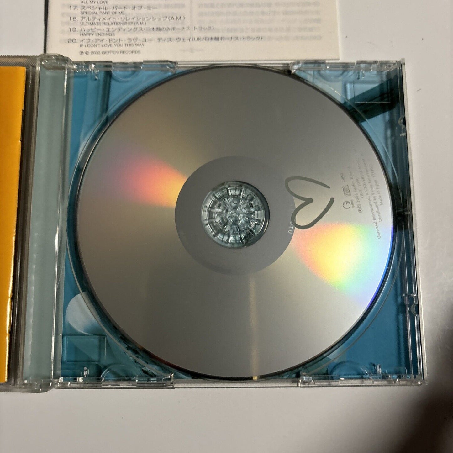 Mary J. Blige - Love & Life [Japan Bonus Track] (CD, 2003) Japan uicc-1090
