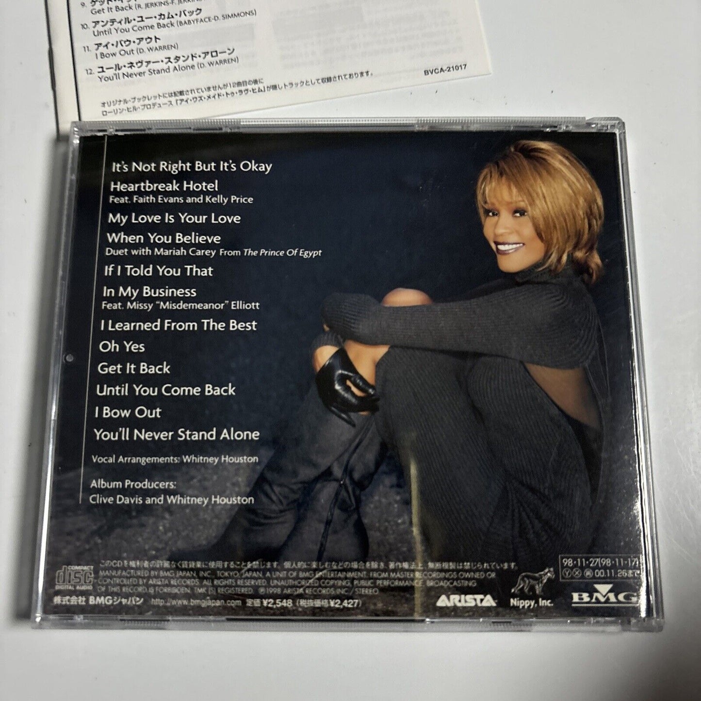 Whitney Houston - My Love Is Your Love (CD, 1998) Japan bvca-21017