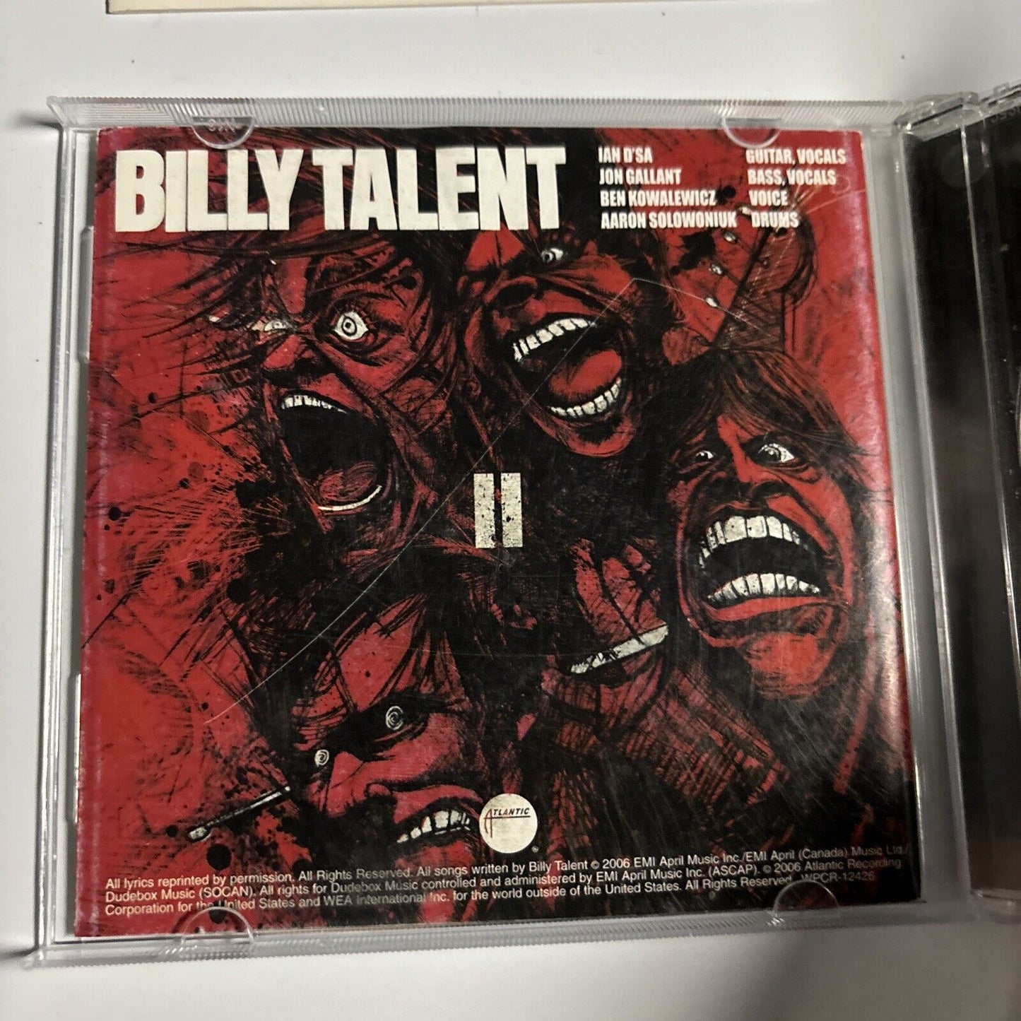 Billy Talent - Billy Talent II [Japan Bonus Track] (CD, 2006) Japan wpcr-12426
