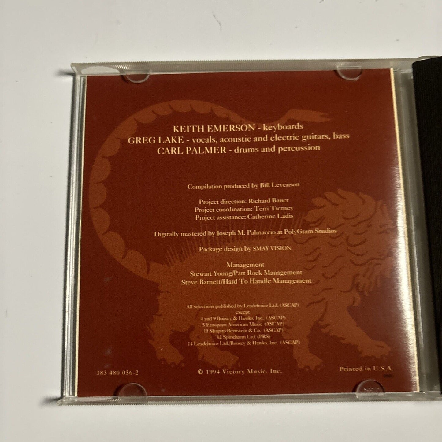 Emerson, Lake & Palmer - The Best Of Emerson, Lake & Palmer (CD, 1994)