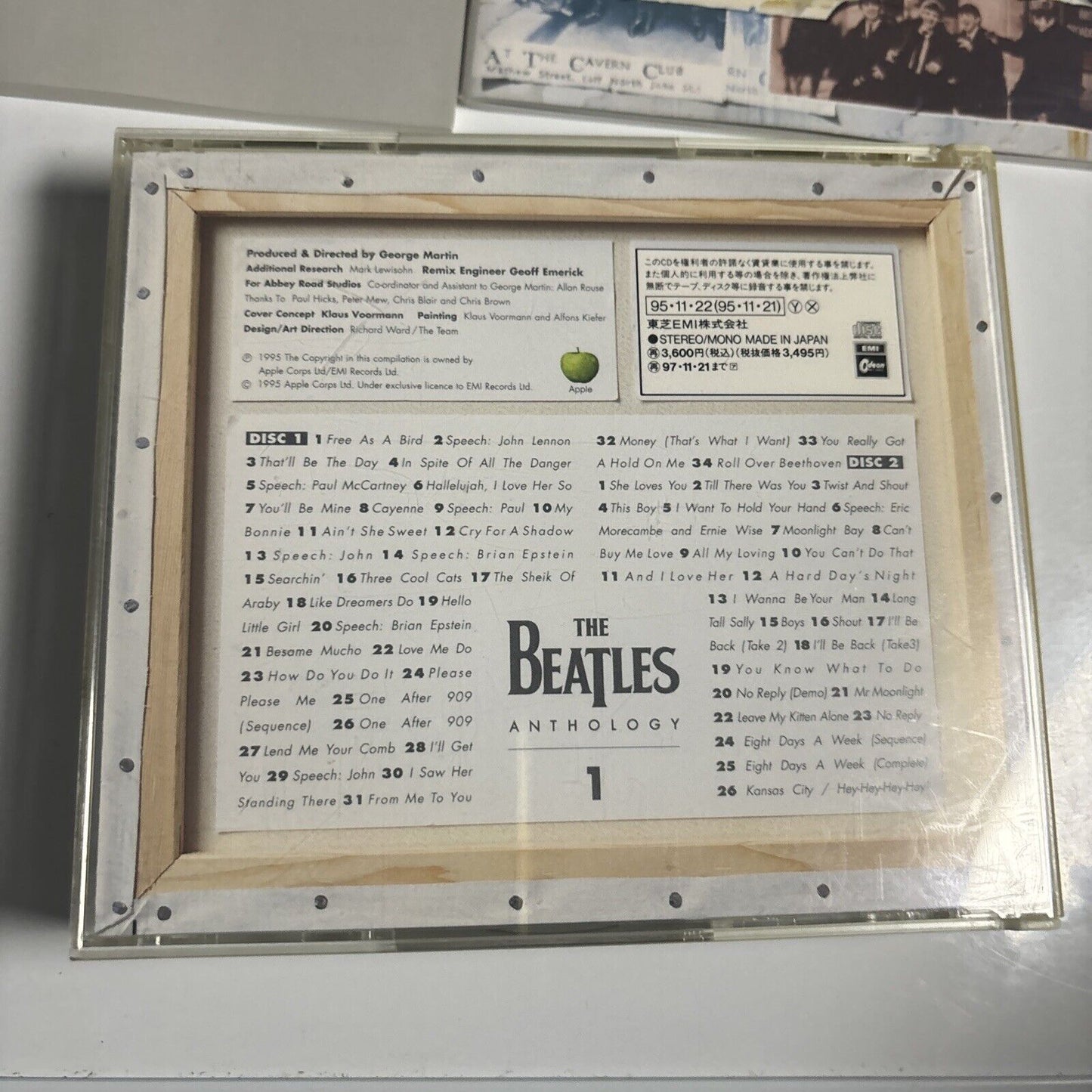 The Beatles - Anthology 1 (CD, 1995, 2-Disc) Japan TOCP-8701-02