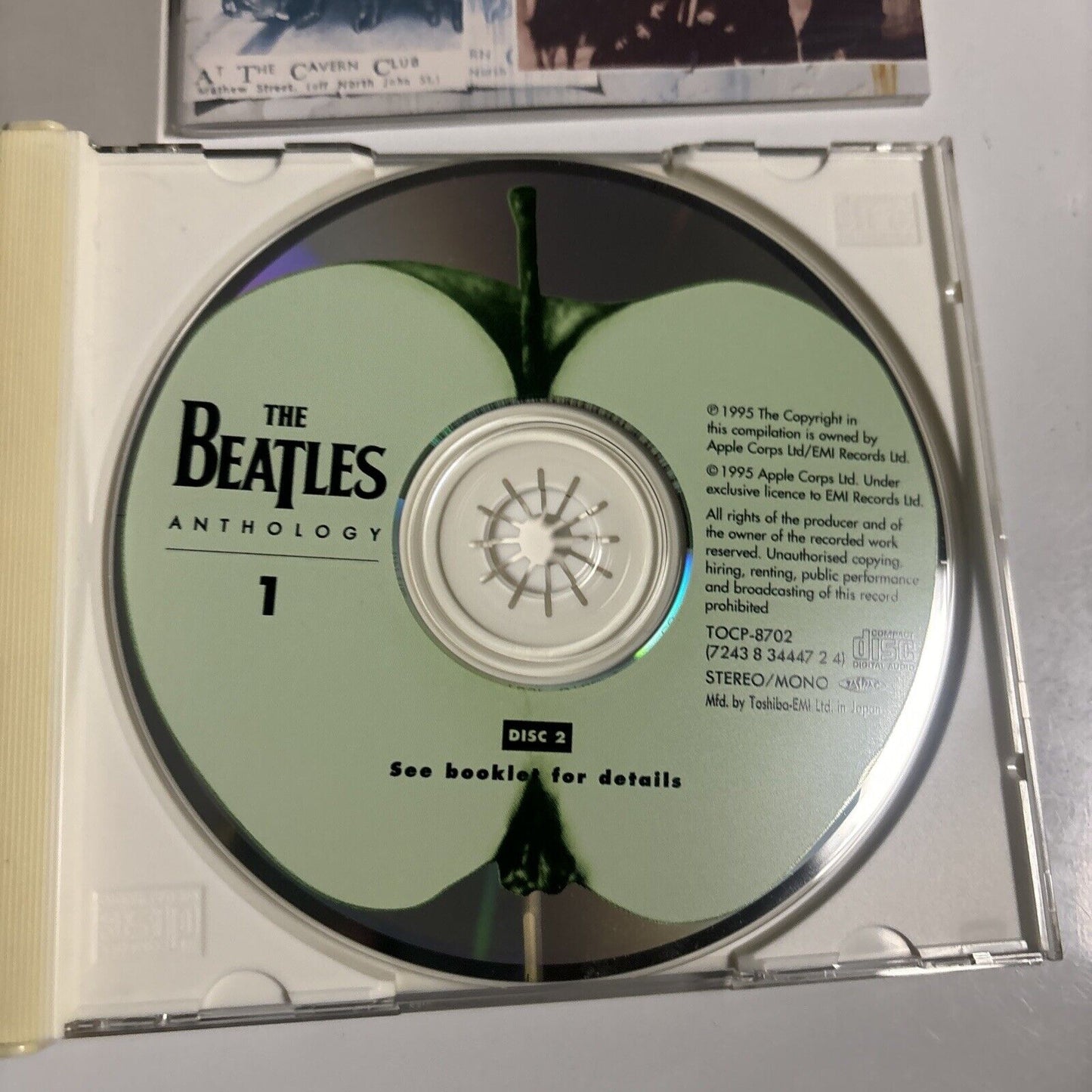 The Beatles - Anthology 1 (CD, 1995, 2-Disc) Japan TOCP-8701-02