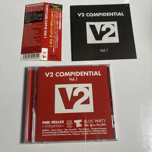 Various Artists - V2 Compidential Vol.1 (CD, 2007) Japan v2cp-311 Obi