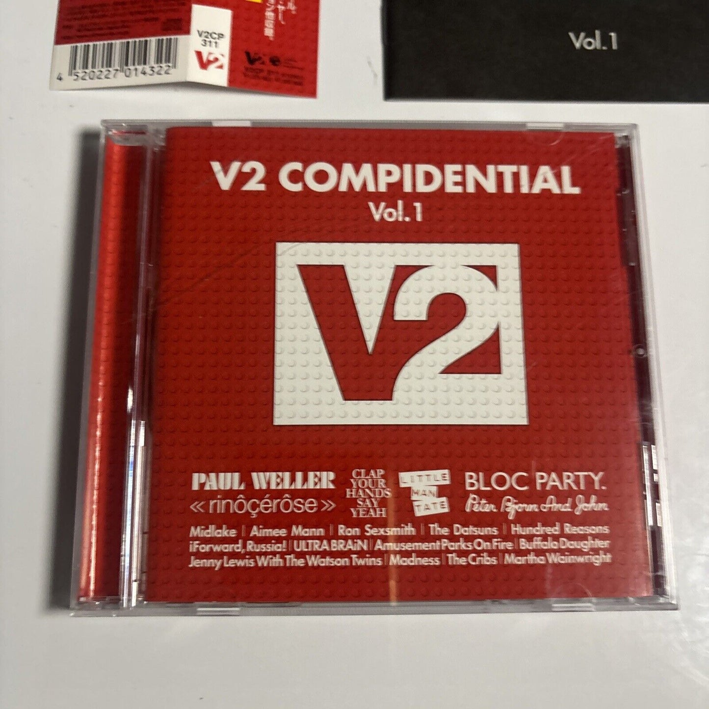 Various Artists - V2 Compidential Vol.1 (CD, 2007) Japan v2cp-311 Obi