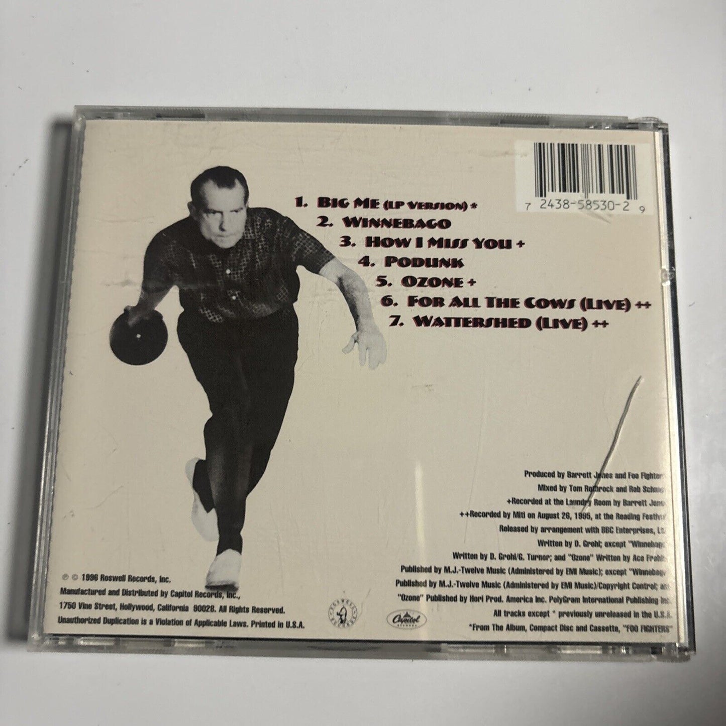 Foo Fighters - Big Me (CD, 1996) Roswell Records