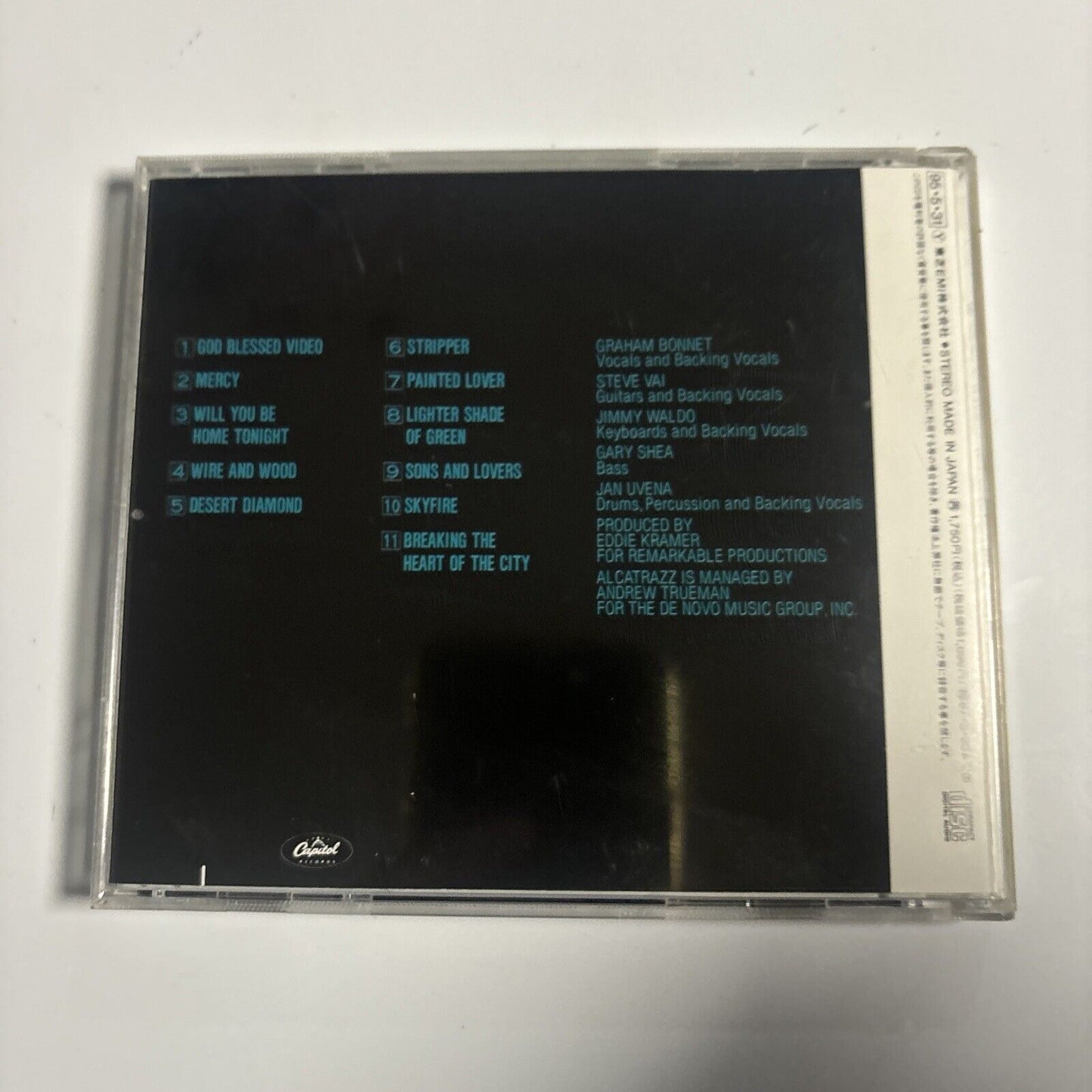 Alcatrazz - Disturbing The Peace (CD, 1995) Japan tocp-3026