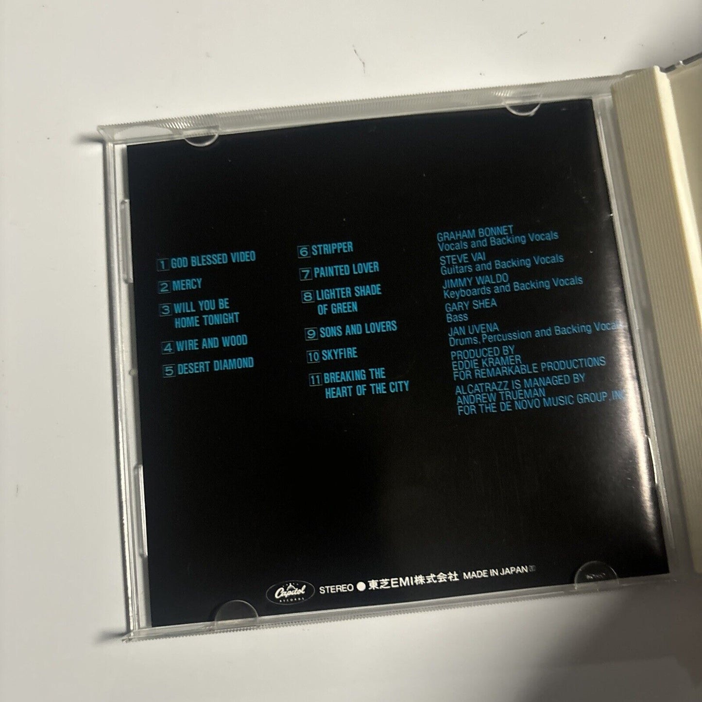 Alcatrazz - Disturbing The Peace (CD, 1995) Japan tocp-3026