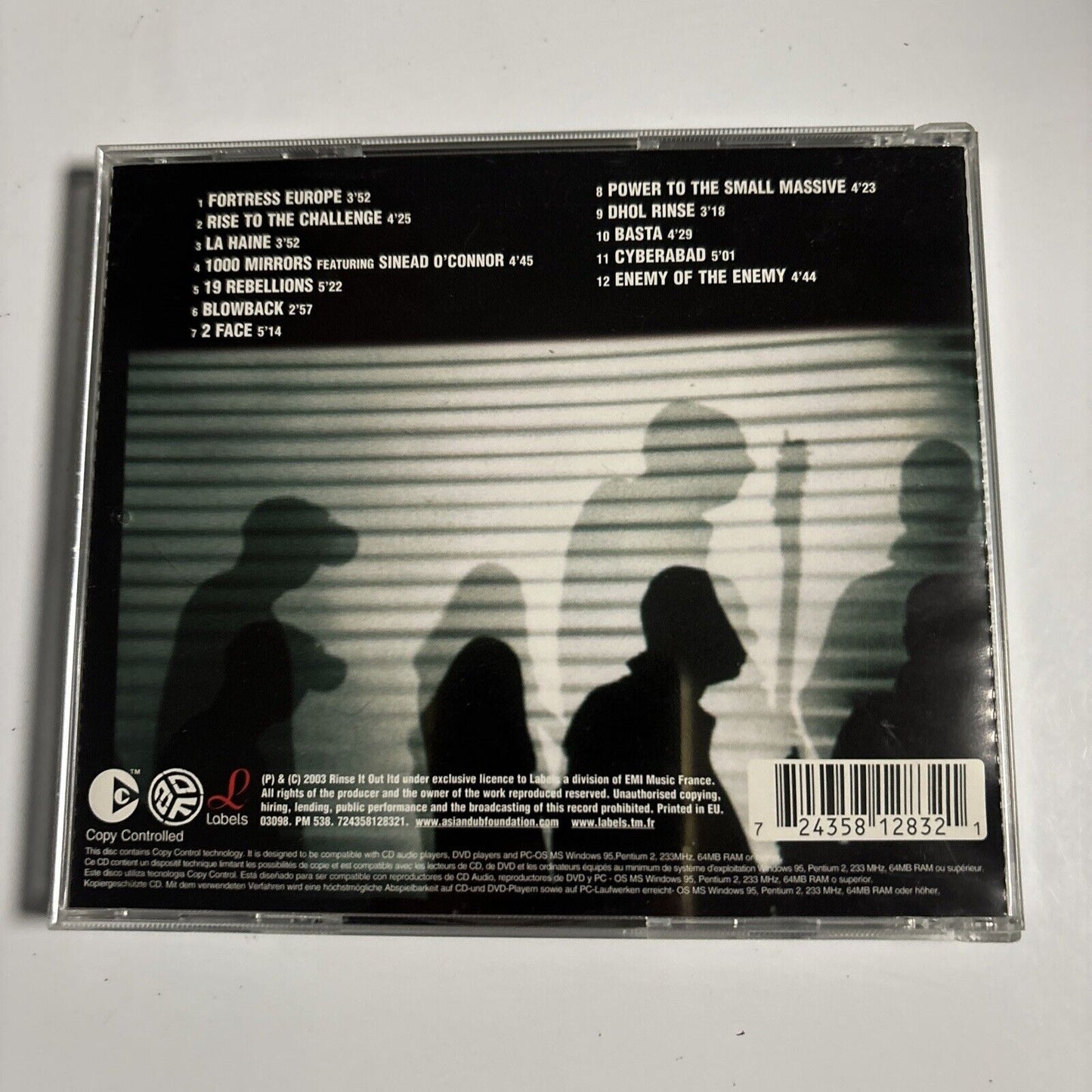 Asian Dub Foundation - Enemy Of The Enemy (CD, 2003) XLSNCD 212