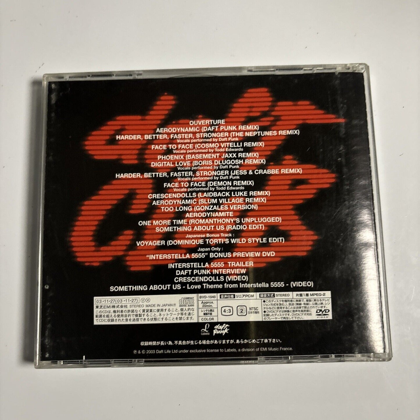 Daft Punk - Daft Club (DVD + CD, 2003) Japan tocp-66257