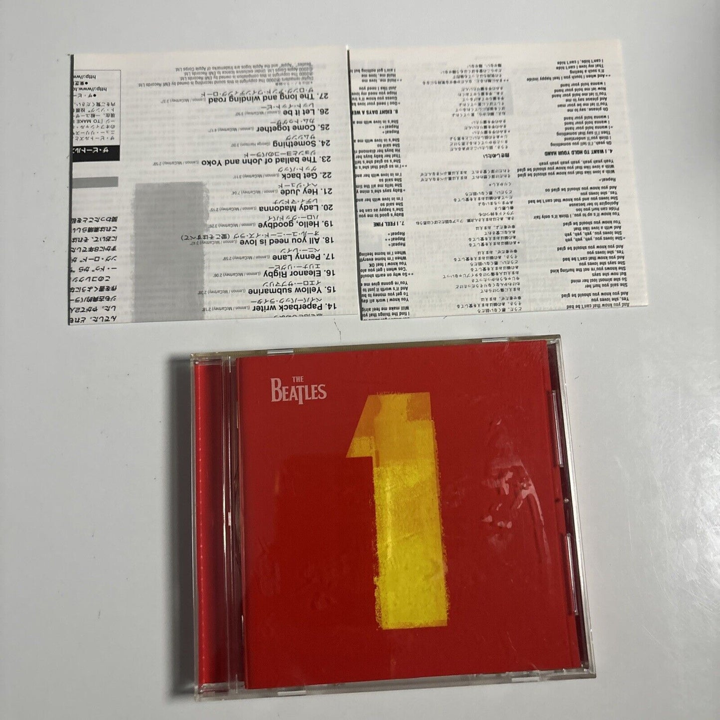 The Beatles - 1 (CD, 2000) Japan TOCP-65600 Apple Records