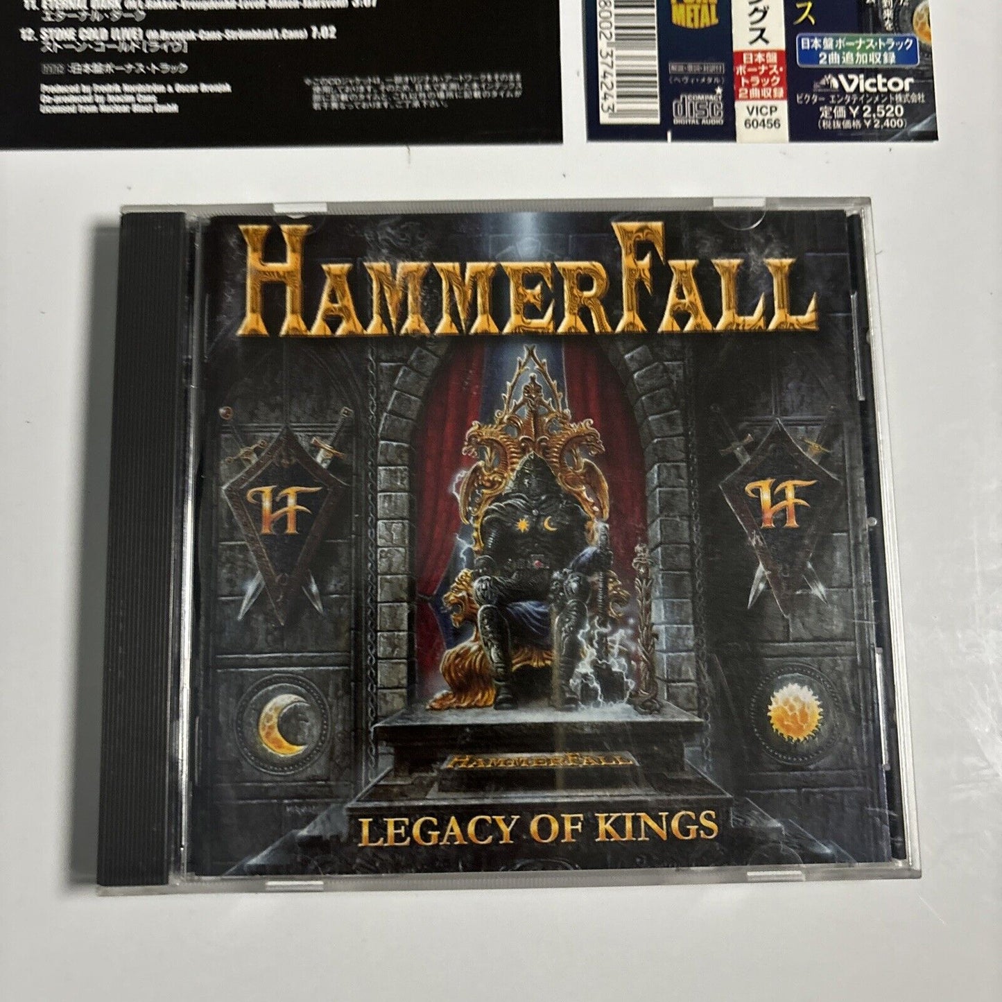 HammerFall - Legacy Of Kings (CD, 1998) Japan vicp-60456 Obi