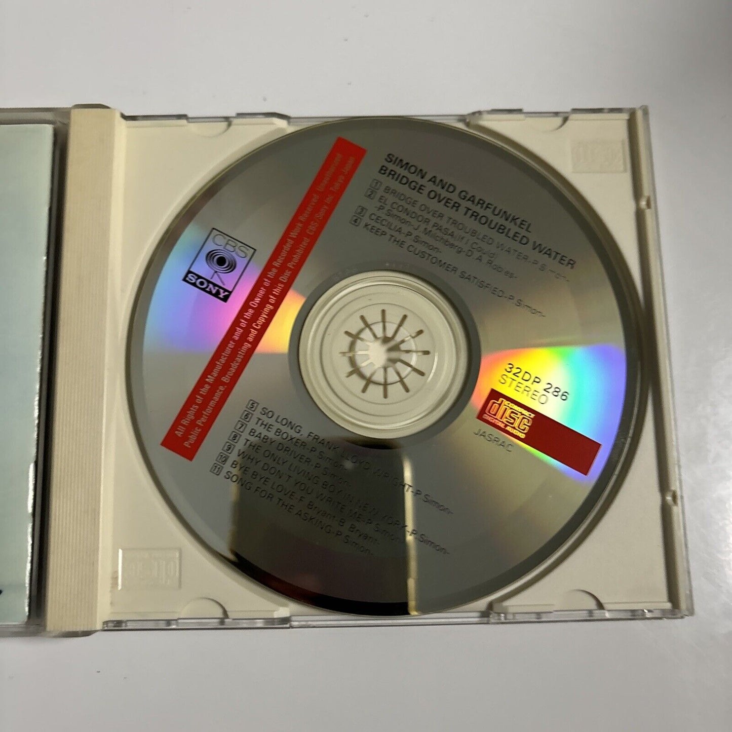 Simon And Garfunkel - Bridge Over Troubled Water (CD, 1985) Japan  32DP 286