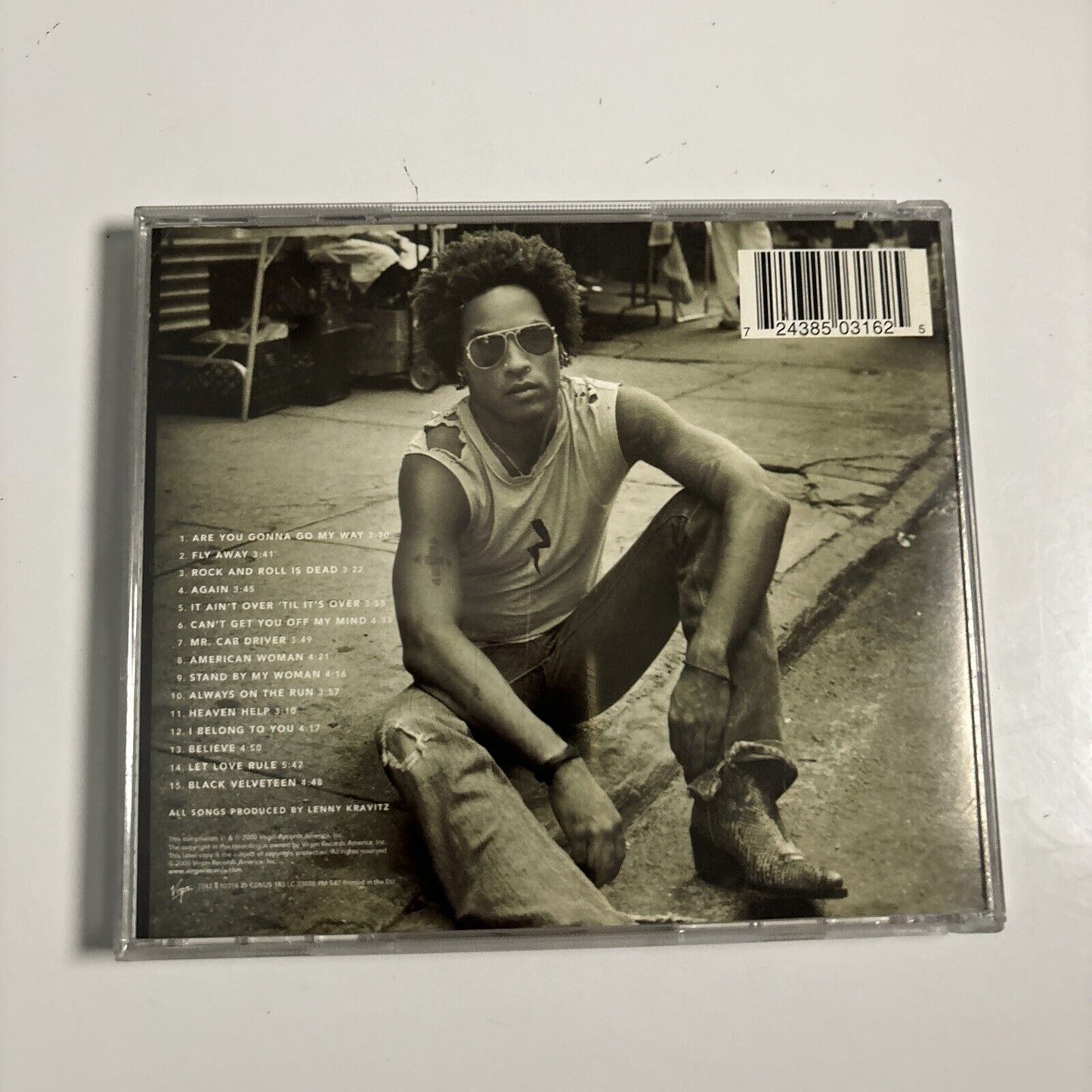 Lenny Kravitz - Greatest Hits (CD, 2000) Virgin 7243 8 50456 26