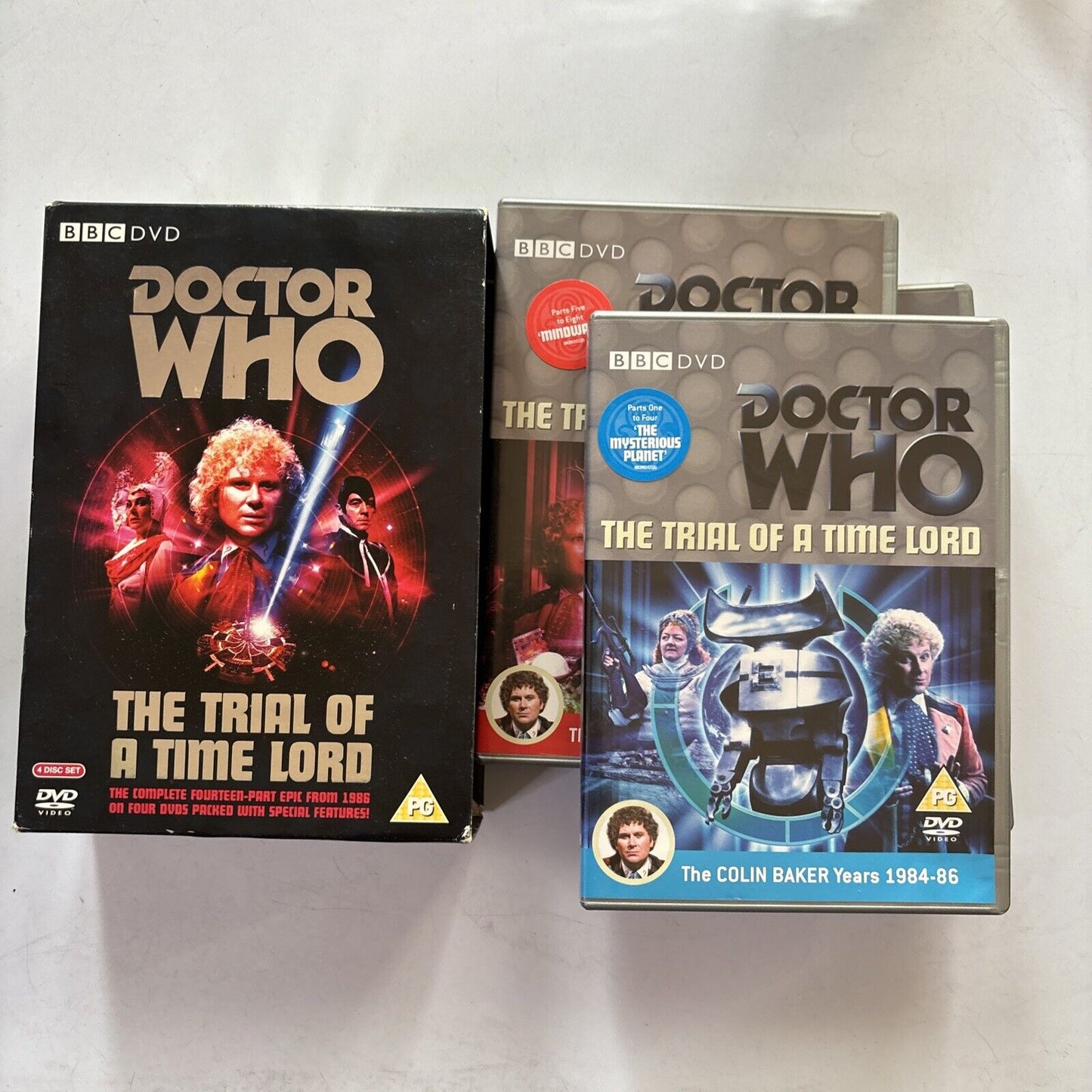 Doctor Who - The Trial Of A Time Lord (DVD, 3-Disc) Region 4 *Missing One Disc*