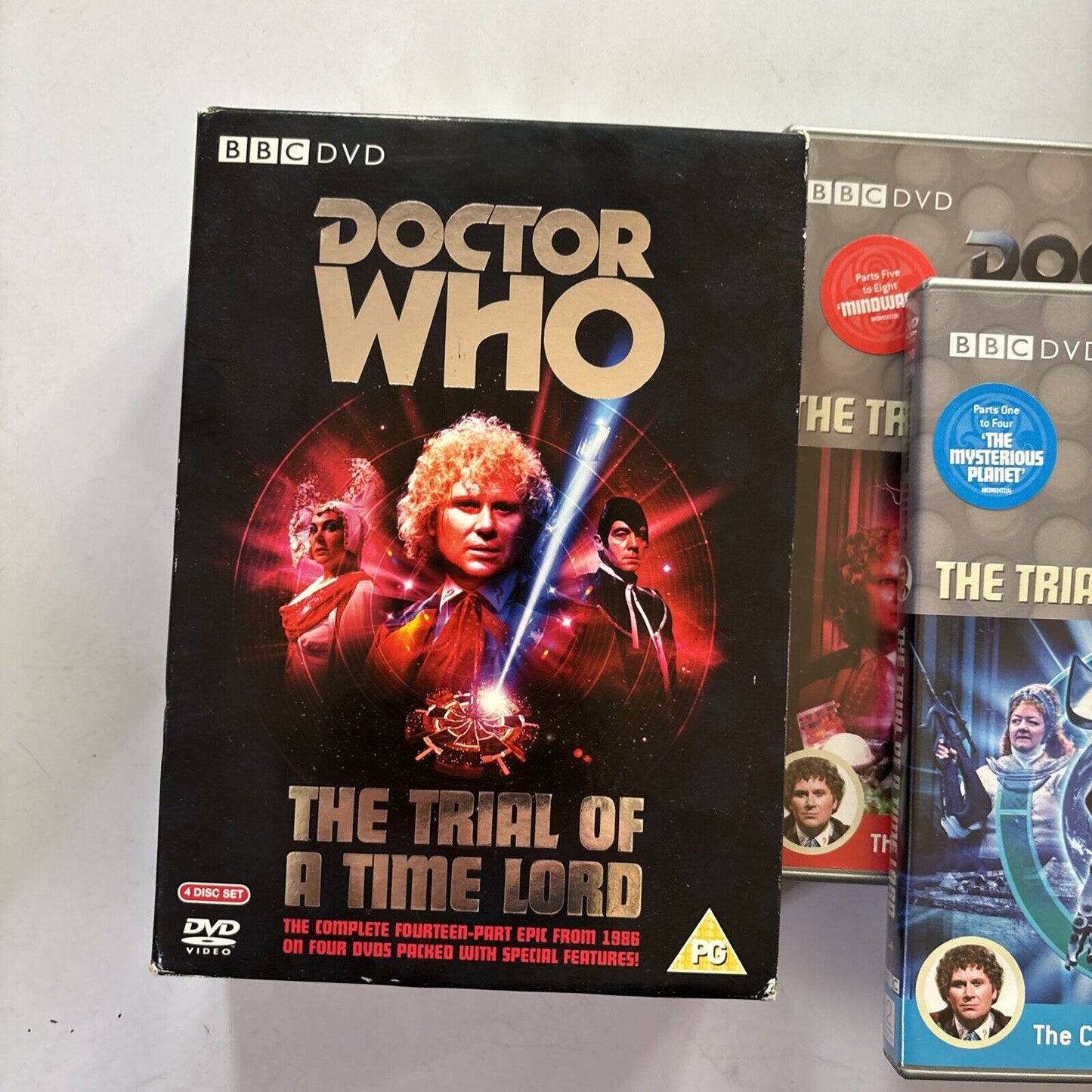 Doctor Who - The Trial Of A Time Lord (DVD, 3-Disc) Region 4 *Missing One Disc*