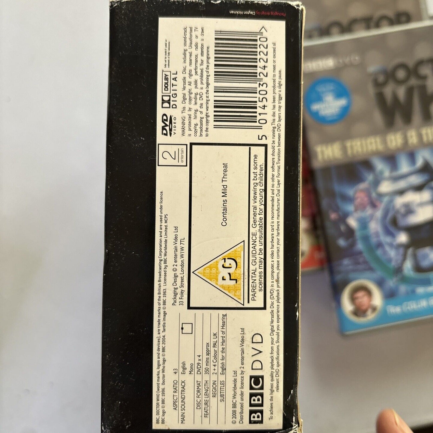 Doctor Who - The Trial Of A Time Lord (DVD, 3-Disc) Region 4 *Missing One Disc*