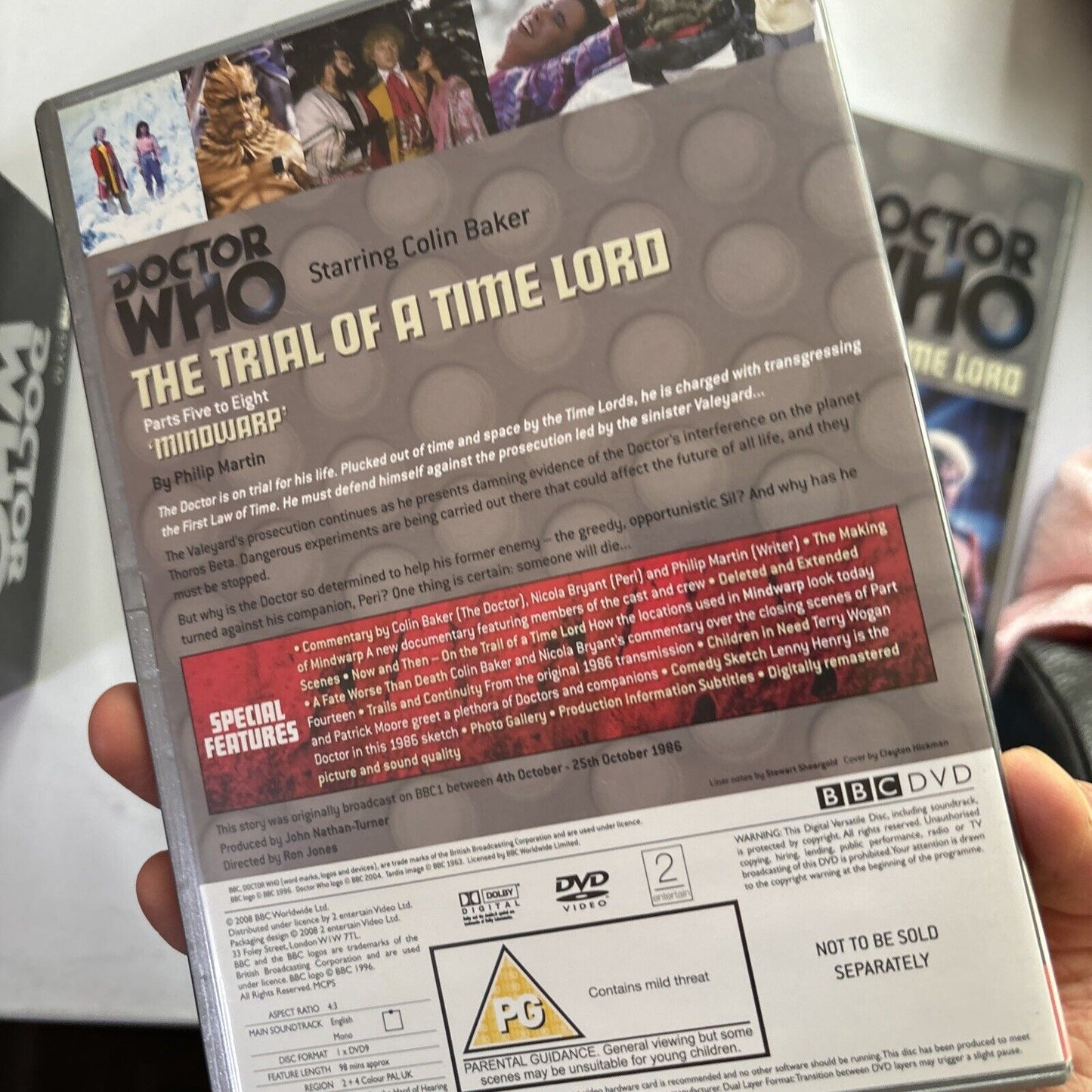 Doctor Who - The Trial Of A Time Lord (DVD, 3-Disc) Region 4 *Missing One Disc*