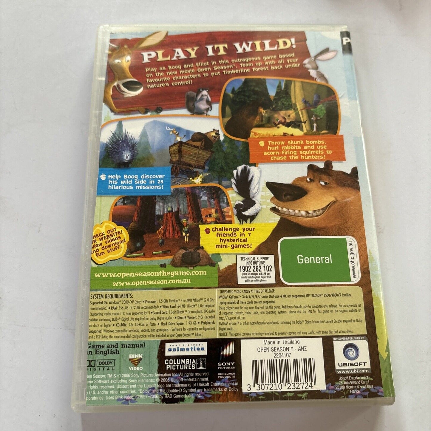 Open Season PC CDROM XP or 2000