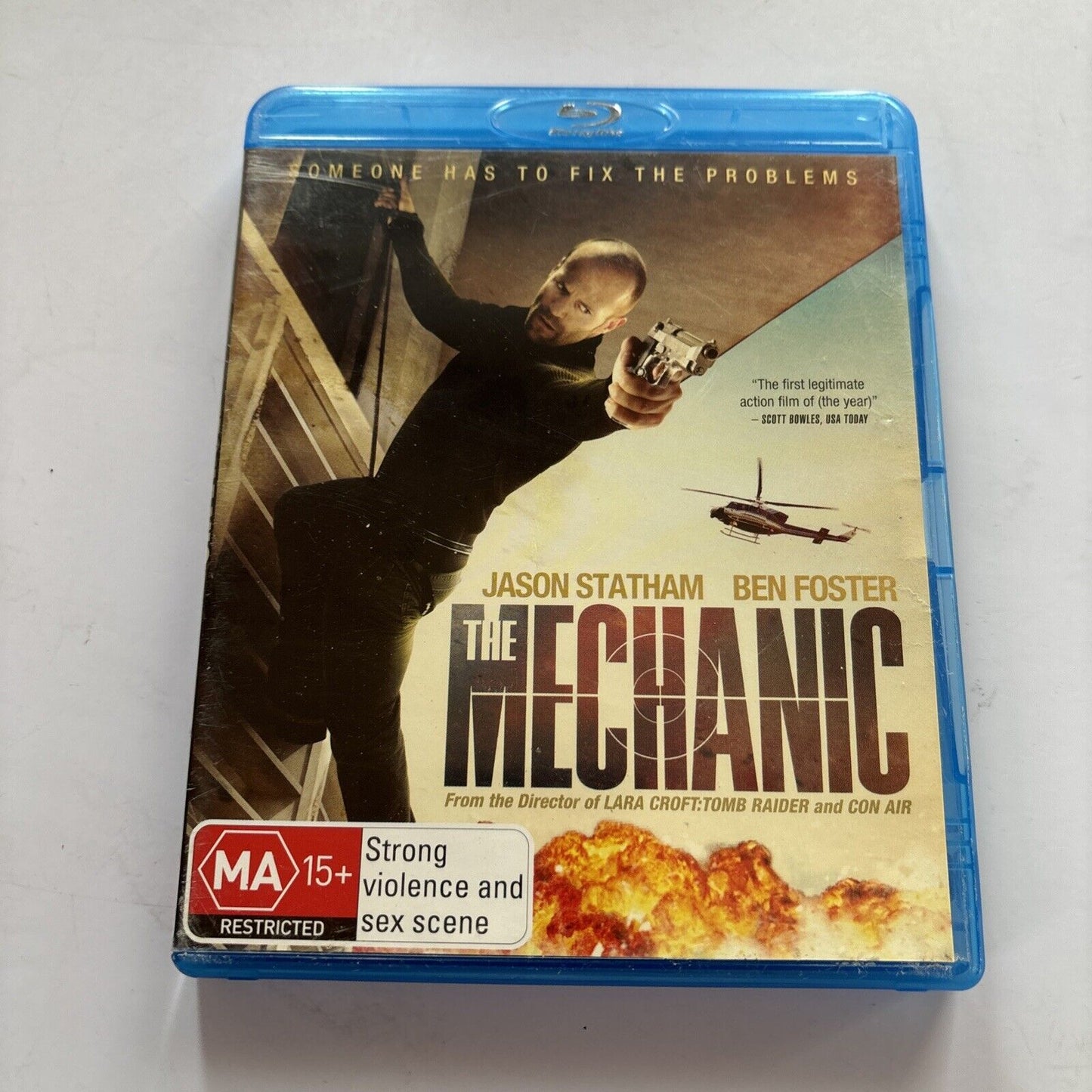 The Mechanic (Blu-ray, 2011) Jason Statham, Donald Sutherland Region B