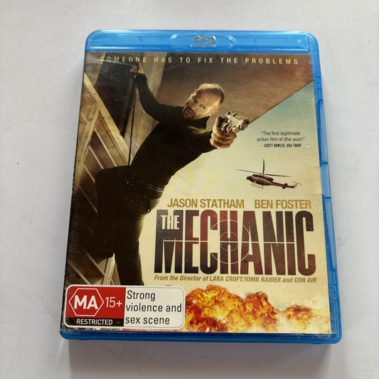 The Mechanic (Blu-ray, 2011) Jason Statham, Donald Sutherland Region B