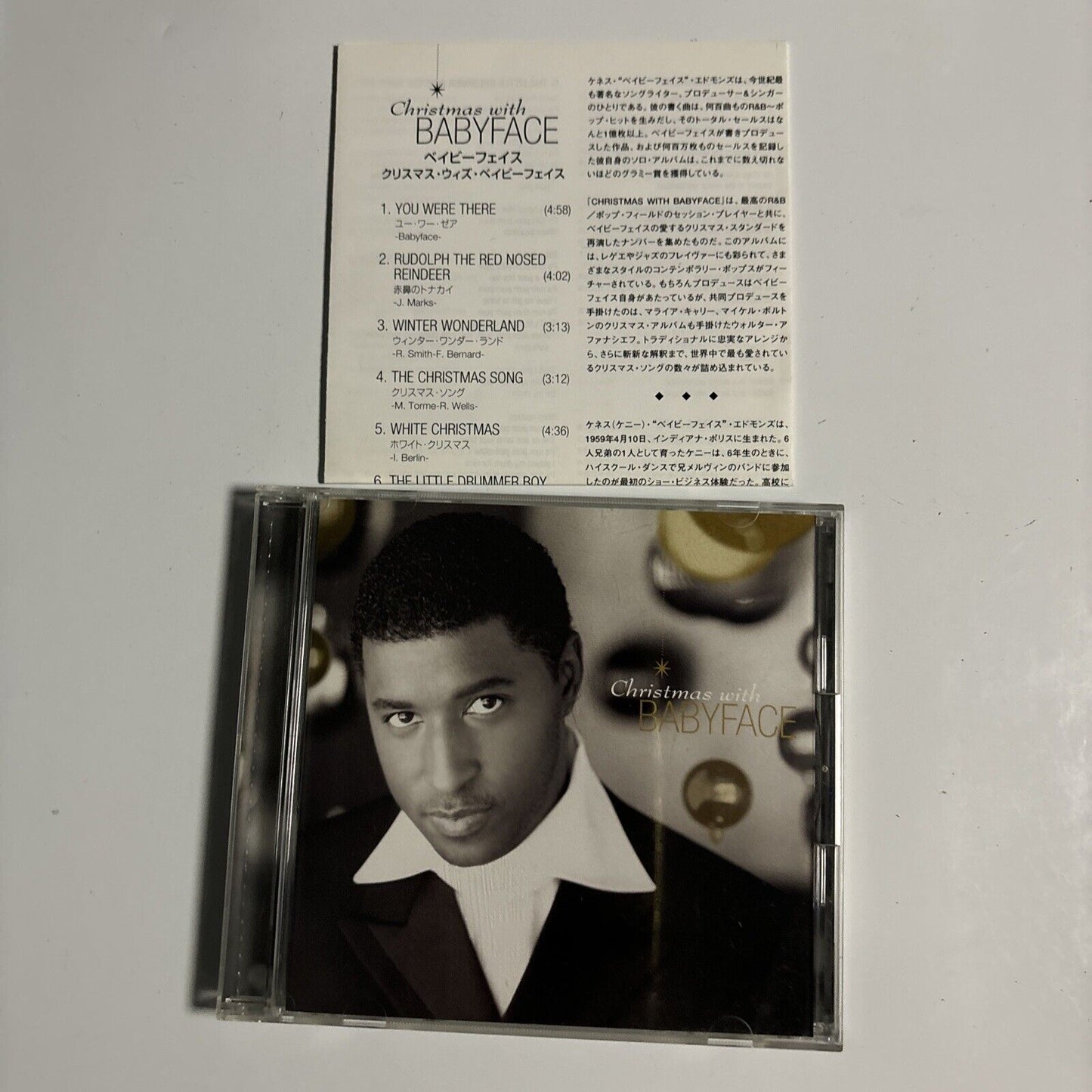 Babyface - Christmas With Babyface (CD, 1998) Japan SME Records srcs-8776