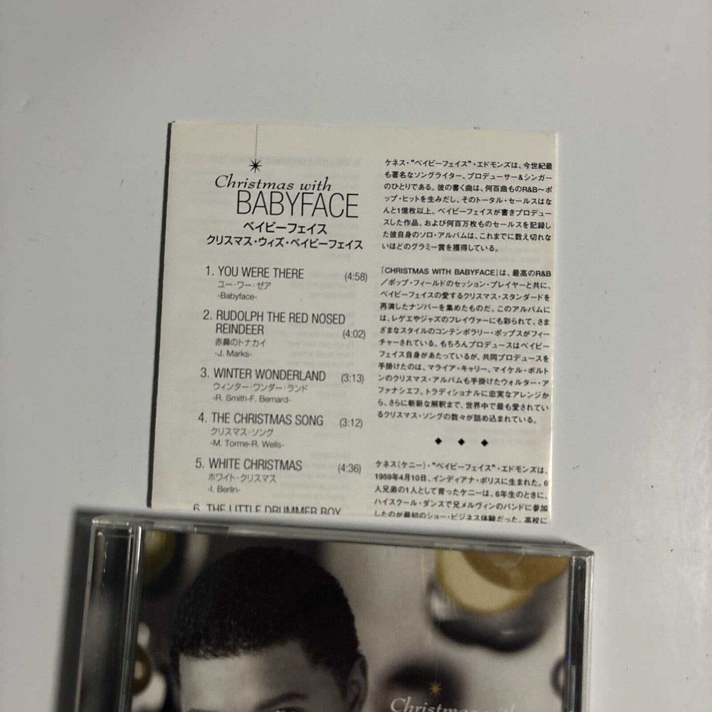 Babyface - Christmas With Babyface (CD, 1998) Japan SME Records srcs-8776