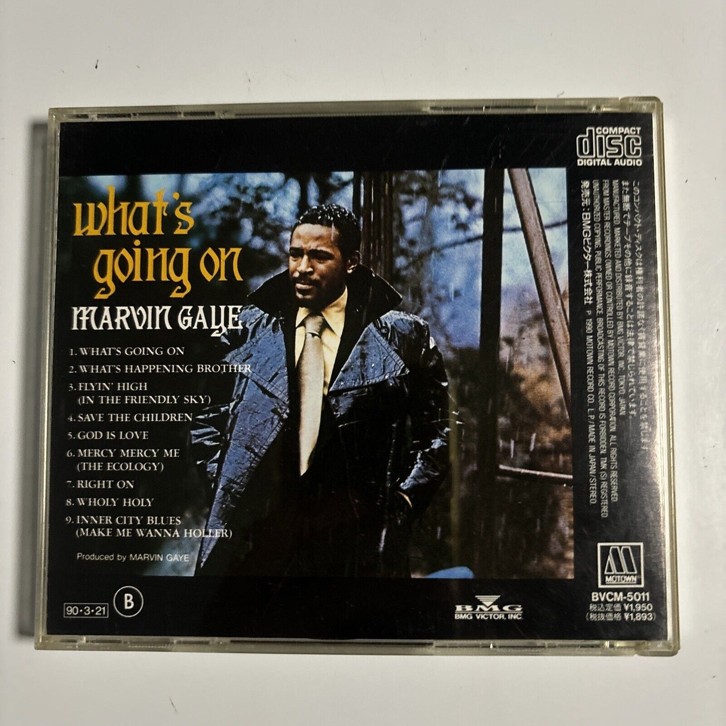 Marvin Gaye - What's Going On (CD, 1990) Japan bvcm-5011
