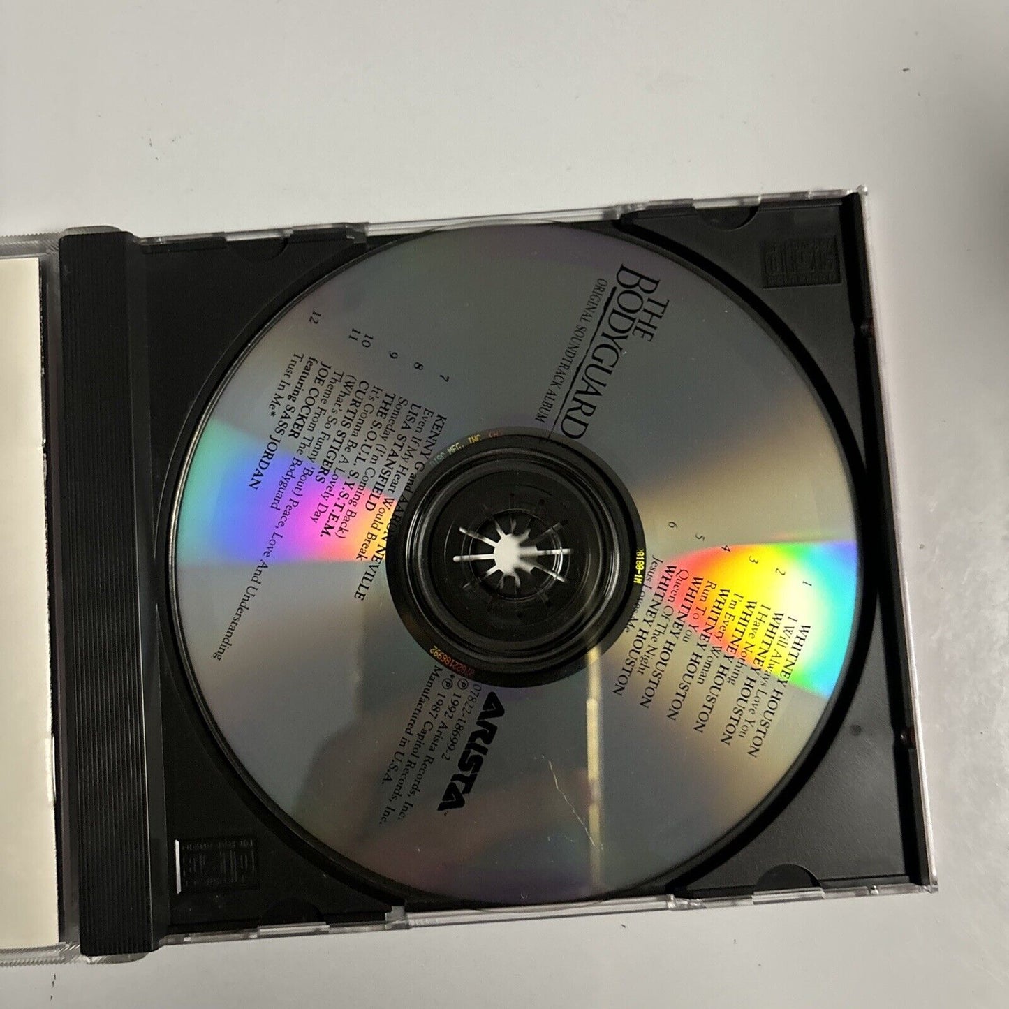 Whitney Houston - The Bodyguard (Original Soundtrack Album) (CD, 1993) Arista