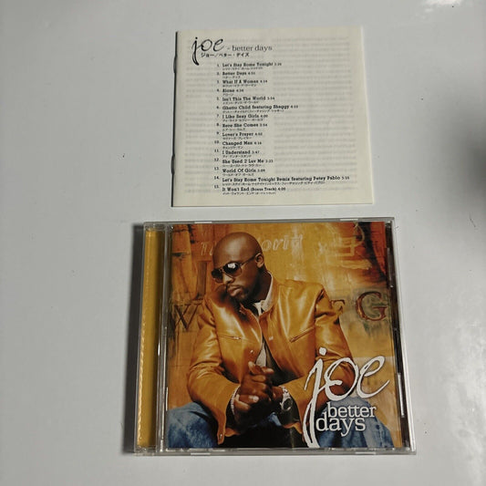 Joe - Better Days [Japan Bonus Track] (CD, 2001) Japan zjci-10048