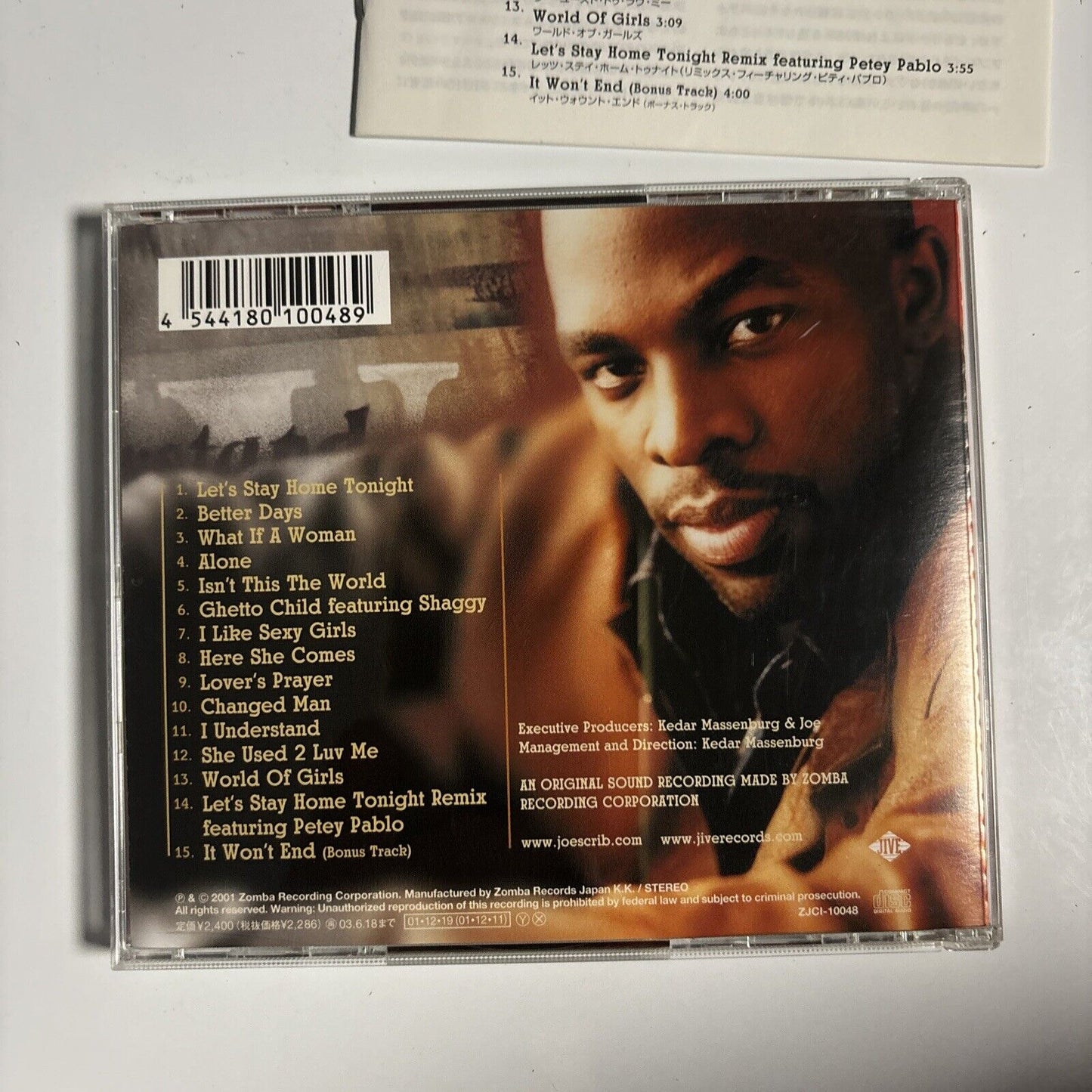 Joe - Better Days [Japan Bonus Track] (CD, 2001) Japan zjci-10048